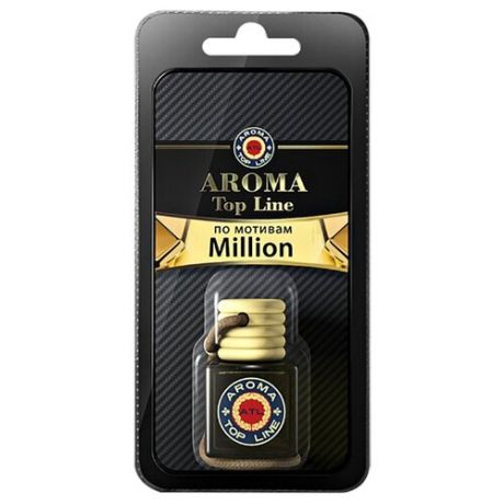 AROMA TOP LINE Ароматизатор для автомобиля 3D Aroma №21 Paco Rabanne 1 Million 6 мл