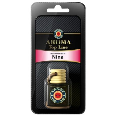AROMA TOP LINE Ароматизатор для автомобиля 3D Aroma №12 Nina Ricci Nina 6 мл