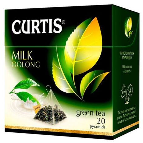 Чай улун Curtis Milk oolong в пирамидках, 20 шт.