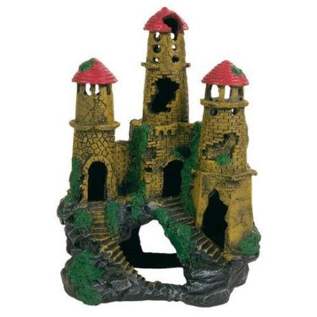 Грот TRIXIE Замок, большой высота 22 см зеленый/коричневый/красный/серый