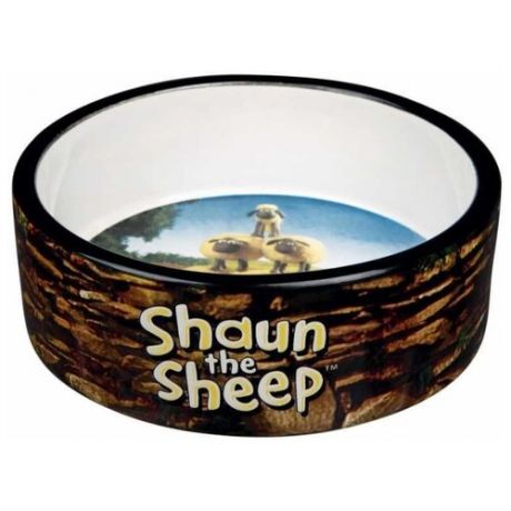 Миска TRIXIE Shaun the Sheep 16 см 800 мл коричневый