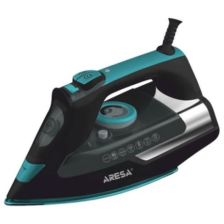 Утюг ARESA AR-3114 черный/голубой
