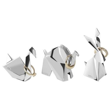 Подставка для колец Umbra Origami, хром