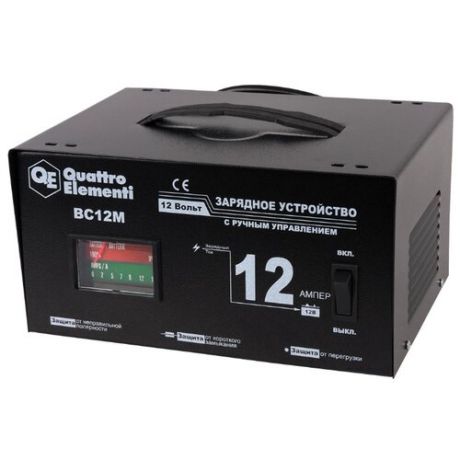 Зарядное устройство Quattro Elementi BC12M (770-094) черный