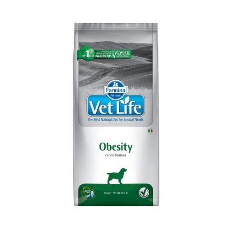 Сухой корм для собак Farmina Vet Life при сахарном диабете, при избыточном весе 12 кг