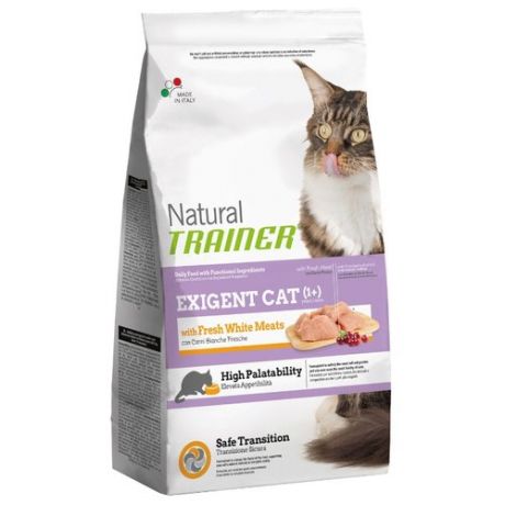 Корм для кошек TRAINER Natural Exigent Cat with Fresh White Meats (0.3 кг)