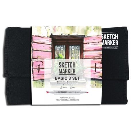 SketchMarker Набор маркеров Basic Set 3, 24 шт.