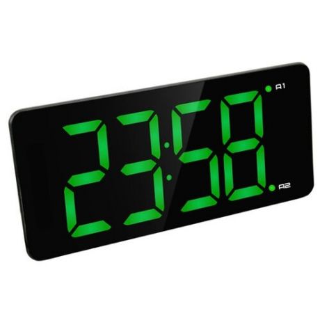 Часы настольные BVItech BV-475 черный/зеленый