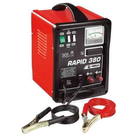 Зарядное устройство Helvi Rapid 380 черный/красный