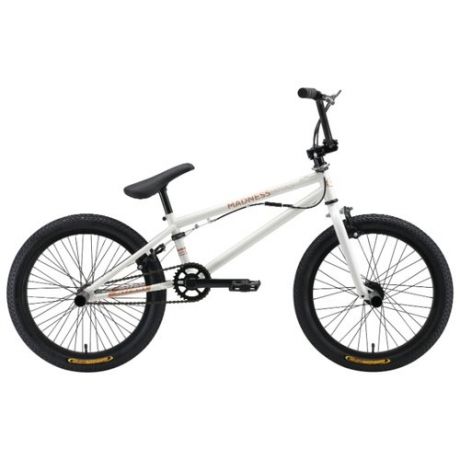 Велосипед BMX STARK Madness BMX 3 (2019) белый/золотистый (требует финальной сборки)