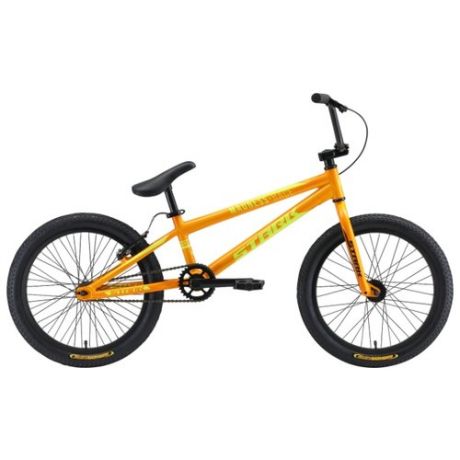Велосипед BMX STARK Madness BMX Race (2019) оранжевый/желтый (требует финальной сборки)