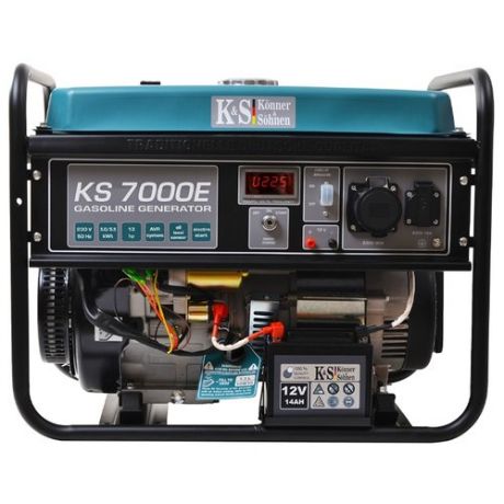 Бензиновый генератор K&S Könner & Söhnen KS 7000E (5000 Вт)