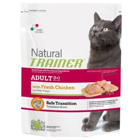 Корм для кошек TRAINER Natural Adult cat Fresh Chicken dry (1.5 кг)
