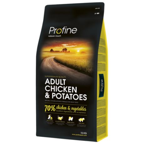 Корм для собак Profine (15 кг) Adult Chicken & Potatoes