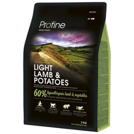Корм для собак Profine (3 кг) Light Lamb & Potatoes