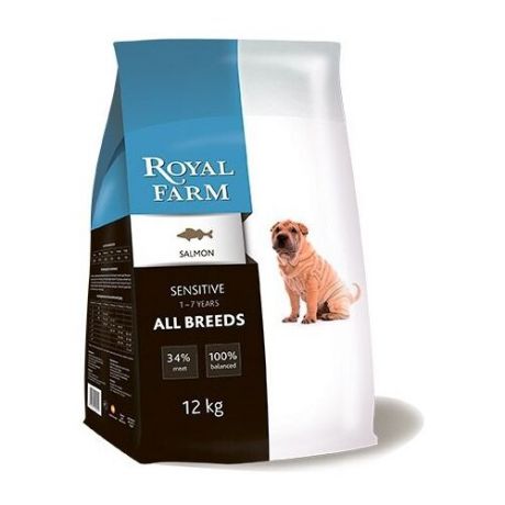 Корм для собак Royal Farm (12 кг) Сухой корм для собак Sensitive Salmon