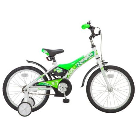 Детский велосипед STELS Jet 18 Z010 (2018) белый/салатовый 10" (требует финальной сборки)