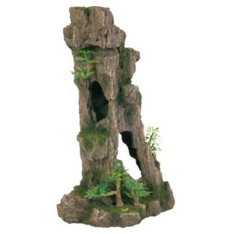 Грот TRIXIE Скала с пещерой с растениями (8857) высота 17 см зеленый/коричневый