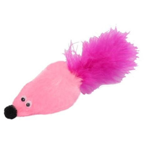 Дразнилка для кошек GoSi Мышь с мятой (70585) розовый