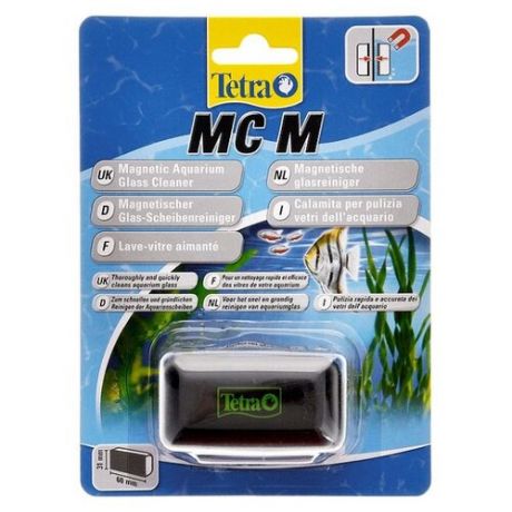 Скребок для аквариума Tetra MC Magnet Cleaner M черный