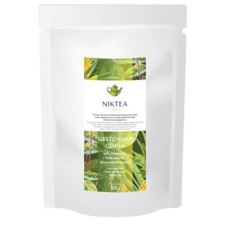 Чай зеленый Niktea Flowery sencha, 100 г