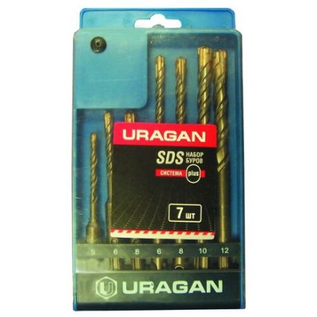 Набор SDS-plus URAGAN 901-25554-H7