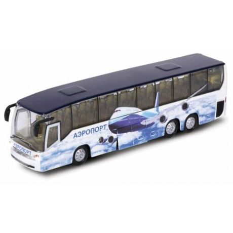 Автобус ТЕХНОПАРК Аэропорт (CT10-025) 1:43 белый/голубой