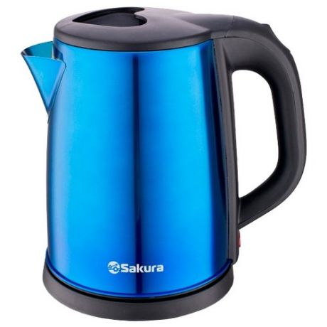 Чайник Sakura SA-2149BL, синий металлик/черный
