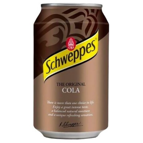 Газированный напиток Schweppes Cola, 0.33 л
