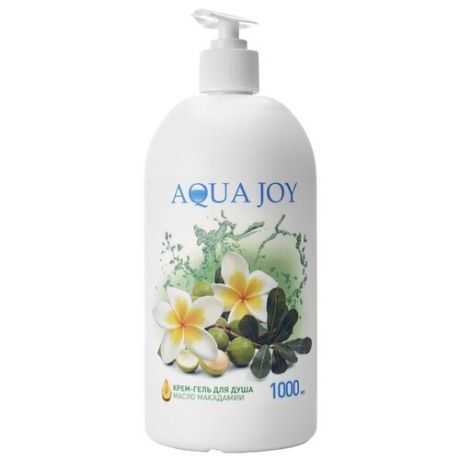 Крем-гель для душа Aqua Joy Масло макадамии, 1000 мл