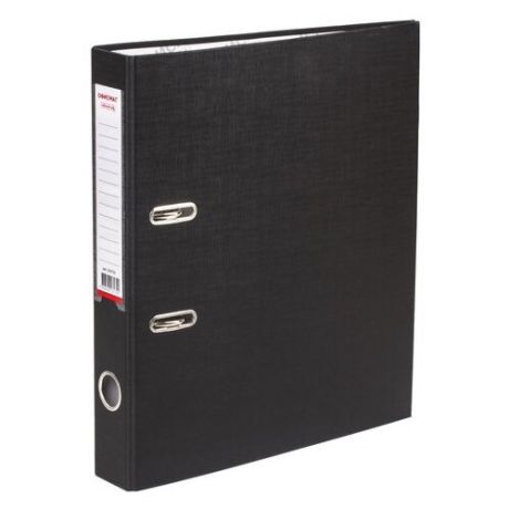 ОфисМаг Папка-регистратор с арочным механизмом А4, покрытие из ПВХ, 50 мм черный