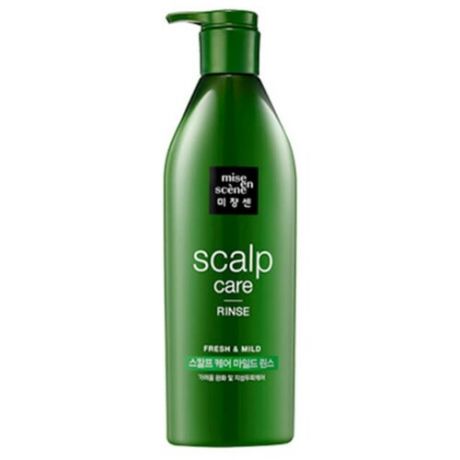 Mise en Scene кондиционер Scalp Care Rinse Fresh & Milo восстанавливающий для чувствительной кожи головы, 680 мл