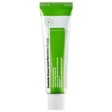 Purito Centella Green Level Recovery Cream Успокаивающий крем для восстановления кожи лица с центеллой, 50 мл