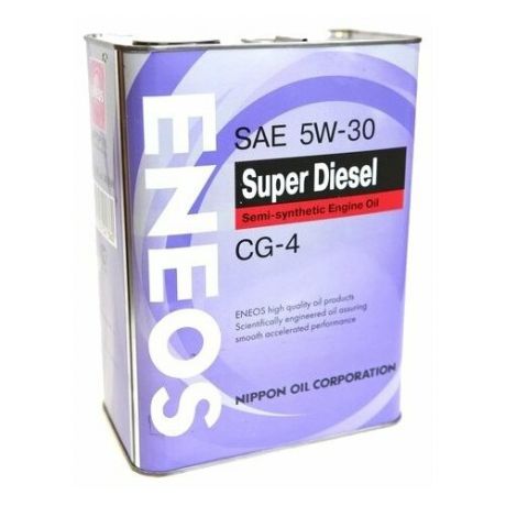 Моторное масло ENEOS Super Diesel CG-4 5W-30 4 л