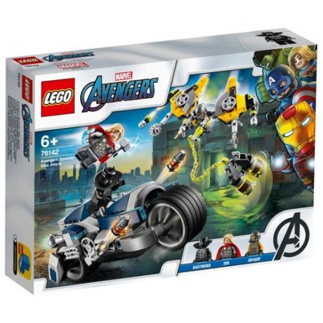 Конструктор LEGO Marvel Super Heroes 76142 Мстители: Атака на спортбайке