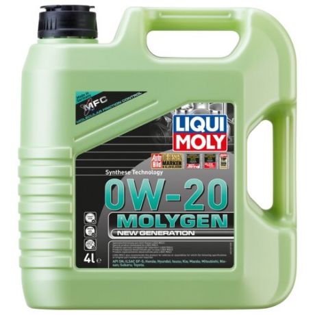 Моторное масло LIQUI MOLY Molygen New Generation 0W-20 4 л
