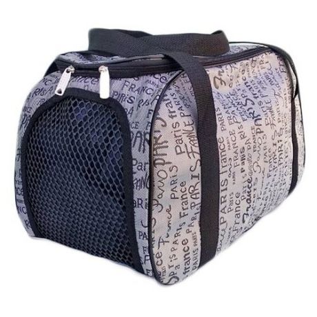 Переноска-сумка для кошек и собак Теремок ДО-1 44х22х27 см серый
