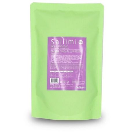 Концентрированный экологичный кондиционер для белья Fabric Softener Sallimi 0.8 л пакет