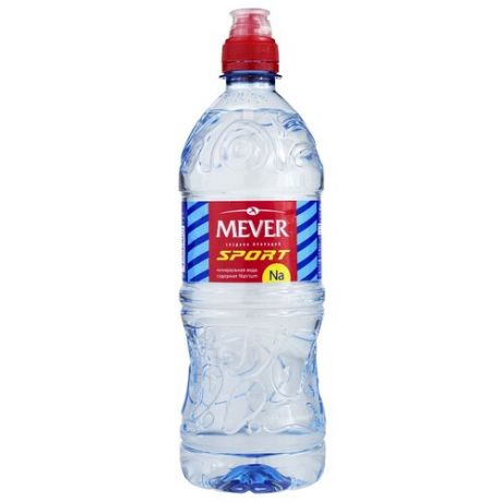 Вода питьевая природная негазированная Мевер спорт ПЭТ, 0.75 л