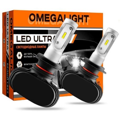 Лампа автомобильная светодиодная Omegalight Ultra OLLEDH3UL-2 H3 2500lm 2 шт.