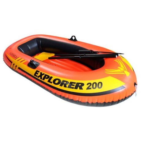 Надувная лодка Intex Explorer-200 Set (58331) оранжевый