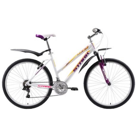 Горный (MTB) велосипед STARK Luna 26.1 V (2018) белый/фиолетовый/жёлтый 16" (требует финальной сборки)