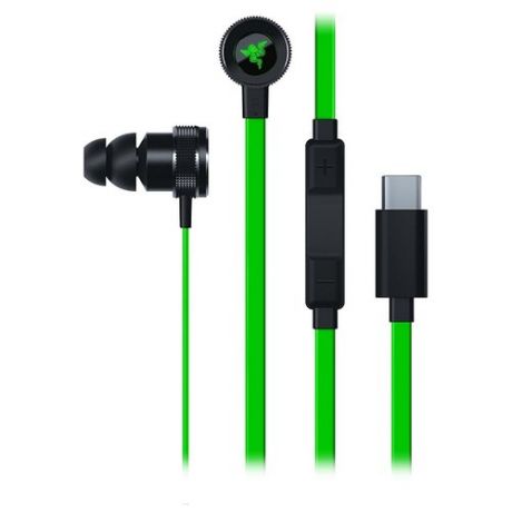 Наушники Razer Hammerhead USB-C black/green