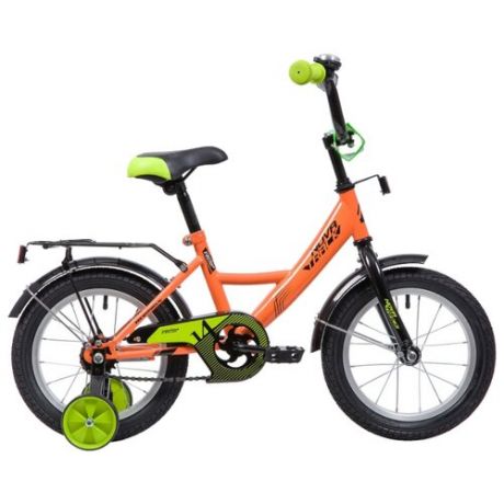 Детский велосипед Novatrack Vector 14 (2019) оранжевый (требует финальной сборки)