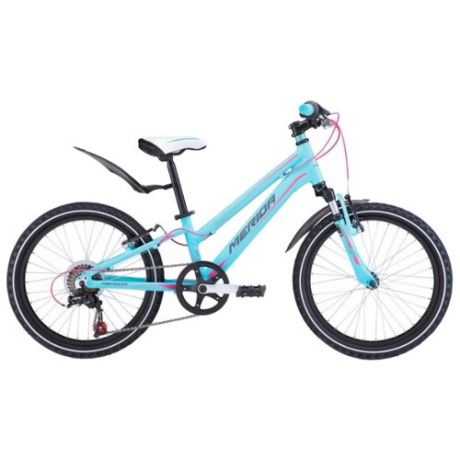 Подростковый горный (MTB) велосипед Merida Matts J20 Girl (2018) синий/розовый/серый (требует финальной сборки)