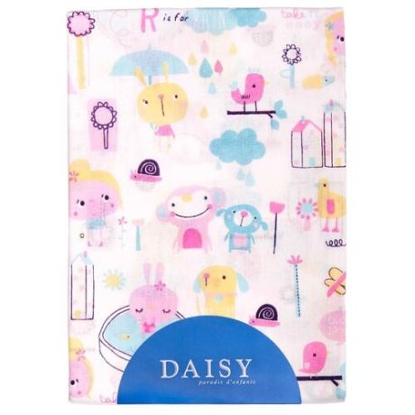 Многоразовые пеленки Daisy хлопок 75x120 девочки