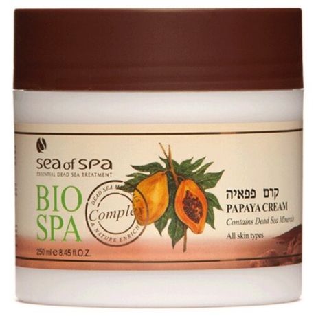 Крем для тела BIO SPA Papaya Cream с минералами Мертвого моря, 250 мл
