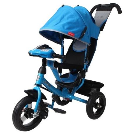 Трехколесный велосипед Moby Kids Comfort 12x10 AIR Car1 синий