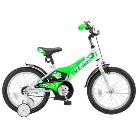 Детский велосипед STELS Jet 16 Z010 (2018) белый/салатовый (требует финальной сборки)