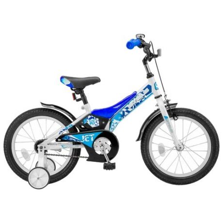Детский велосипед STELS Jet 16 Z010 (2018) белый/синий (требует финальной сборки)